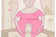Mujer dando a luz